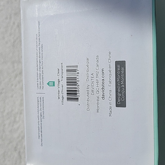 DavidsTea Nordic Tea Mug with Infuser Winter Village - Picture 4 of 4